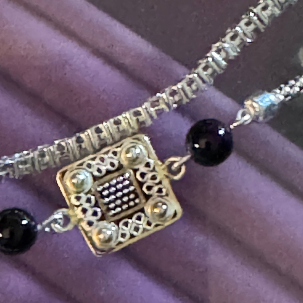 Three Sterling Silver Bracelets Bundle - image 2